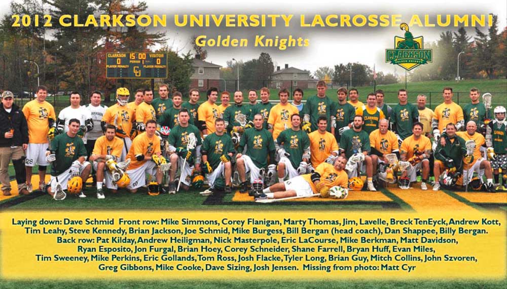 2012 Clarkson Alumni Team